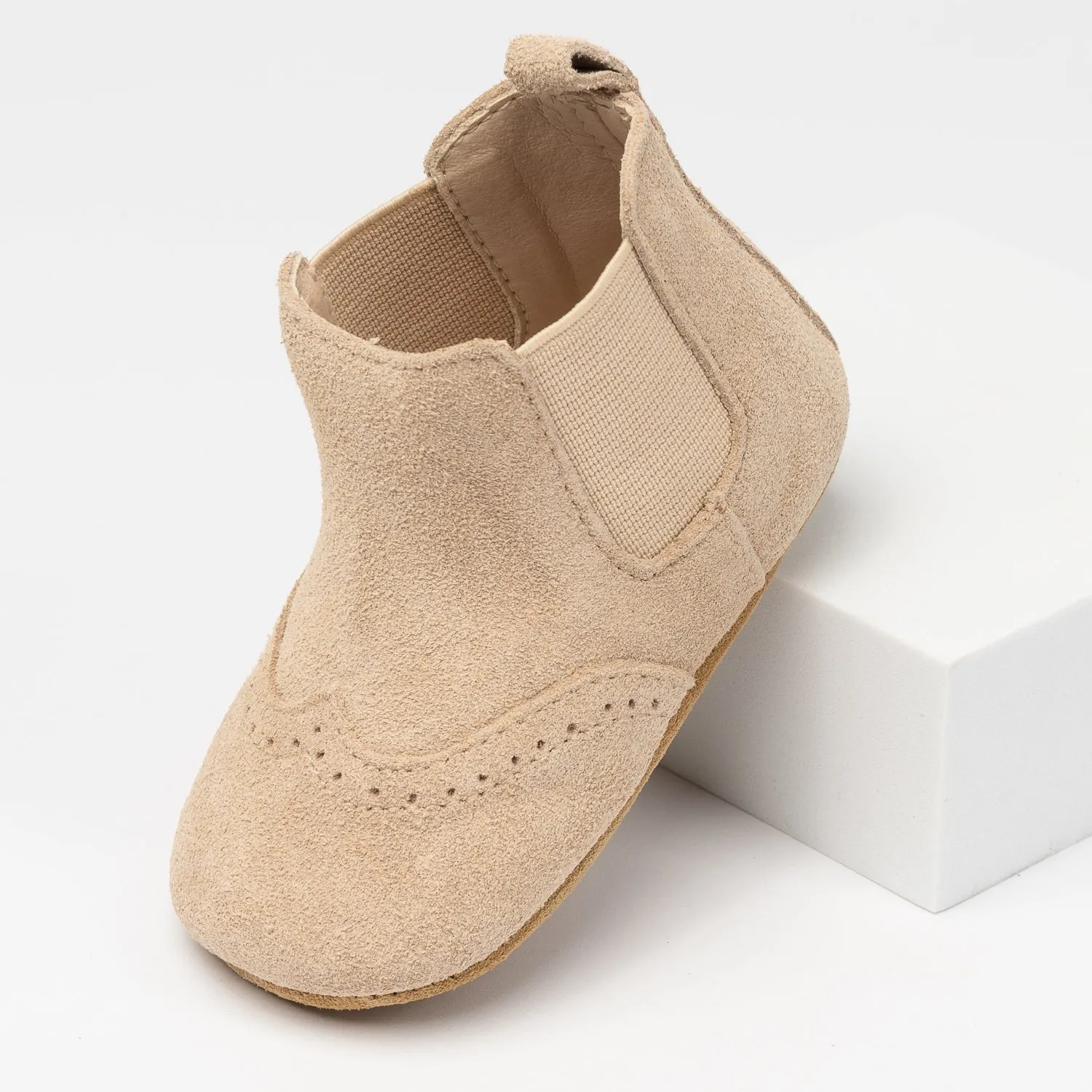Bone Suede Cassidy Boot