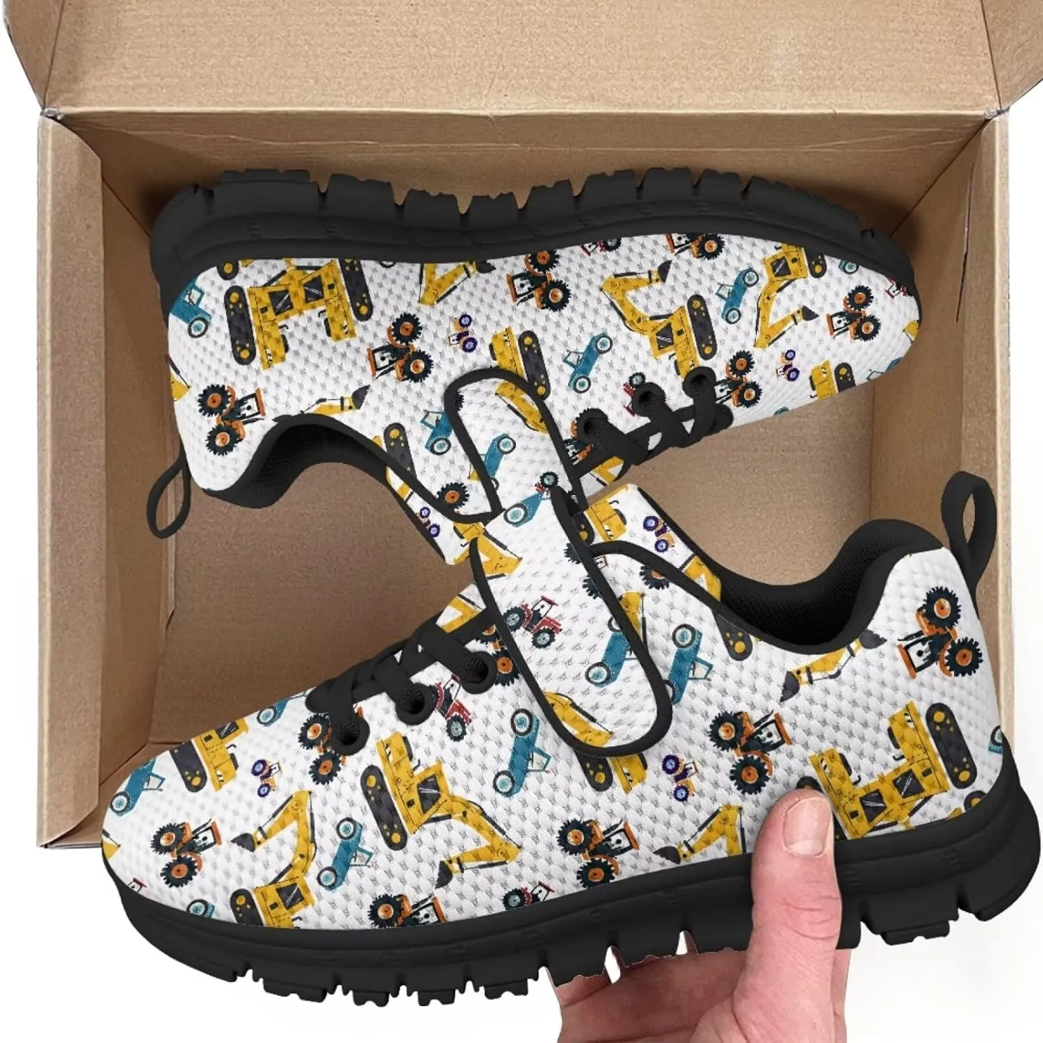 Boys Animal Sneakers Lightweight Single Buckle Sports Shoes Breathable Mesh Shoes for Running Tennis Walking