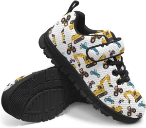 Boys Animal Sneakers Lightweight Single Buckle Sports Shoes Breathable Mesh Shoes for Running Tennis Walking