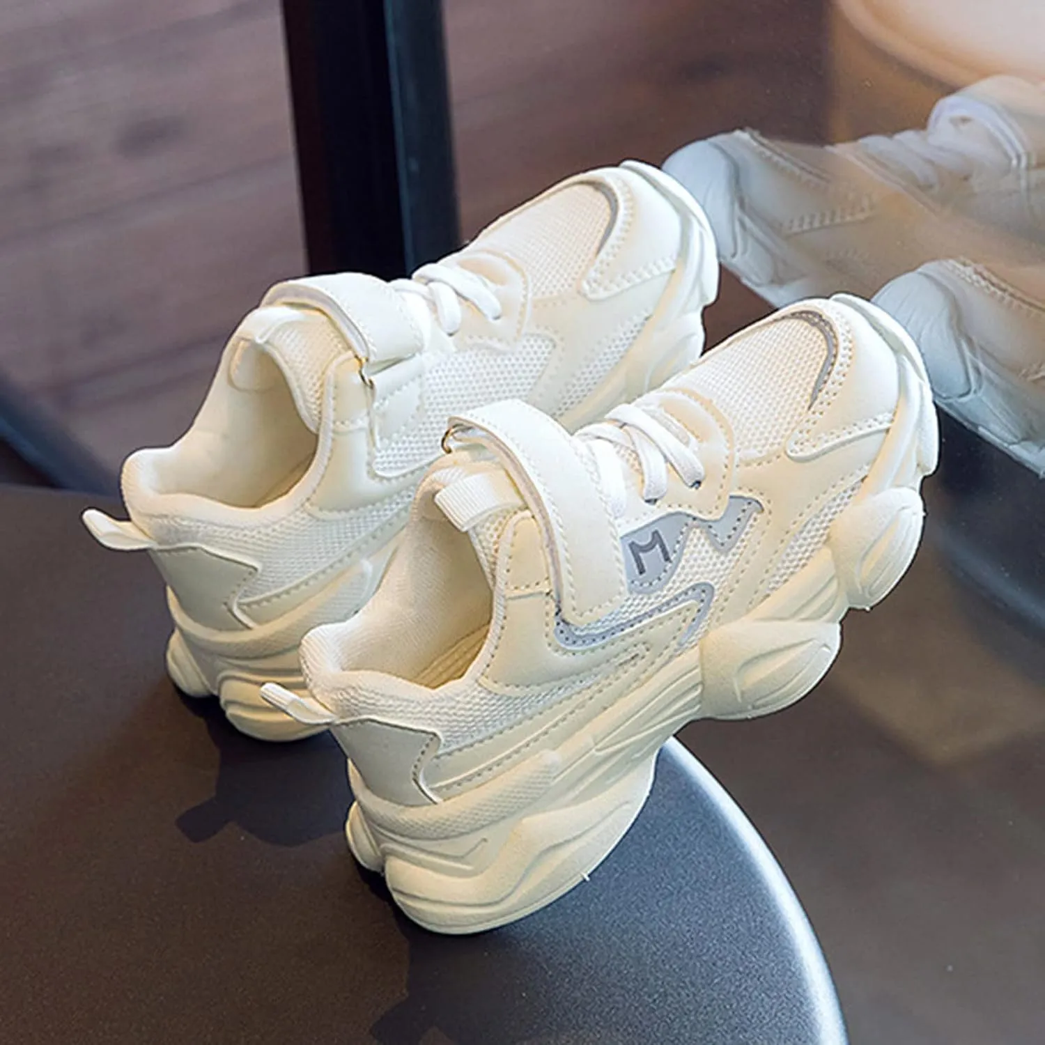 Boys Girls Kids' Sneakers Knitted Mesh Sports Shoes Breathable Lightweight Running Shoes Fashion Athletic Casual