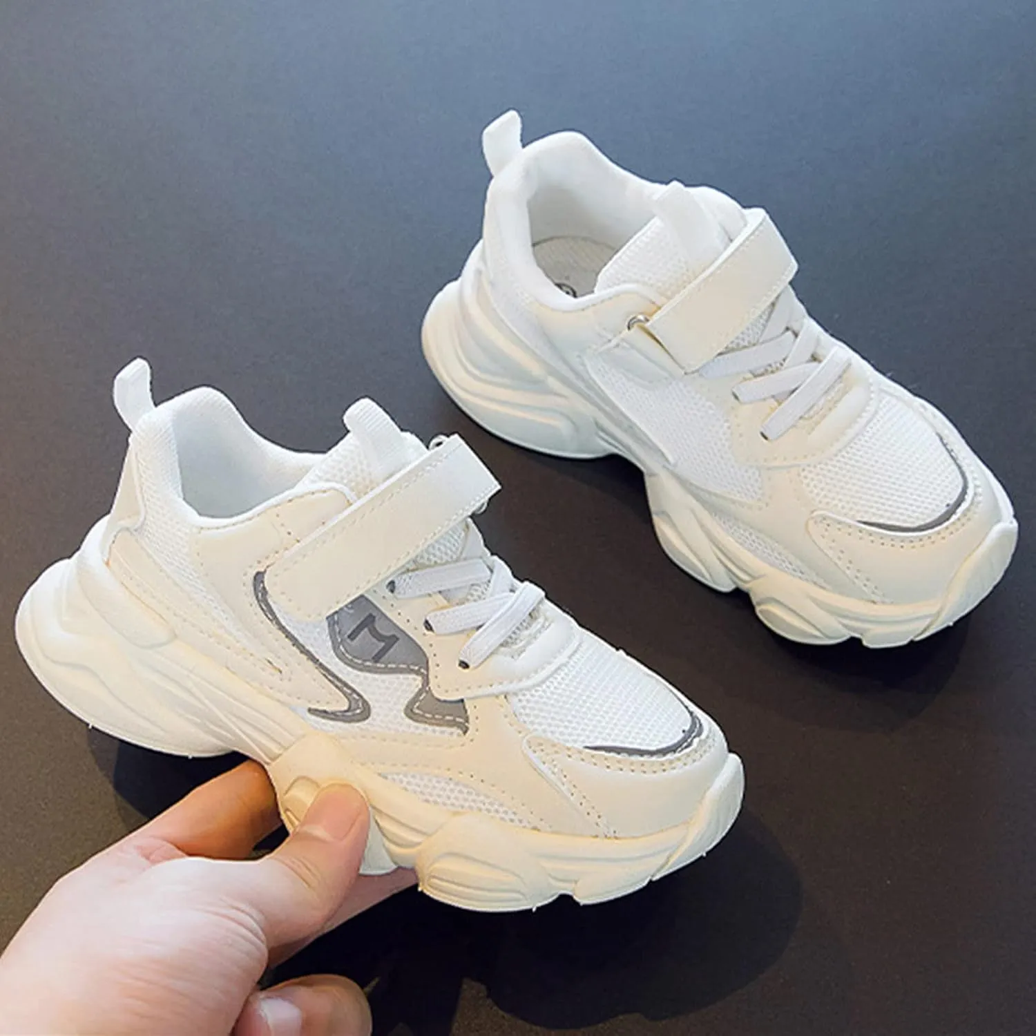 Boys Girls Kids' Sneakers Knitted Mesh Sports Shoes Breathable Lightweight Running Shoes Fashion Athletic Casual