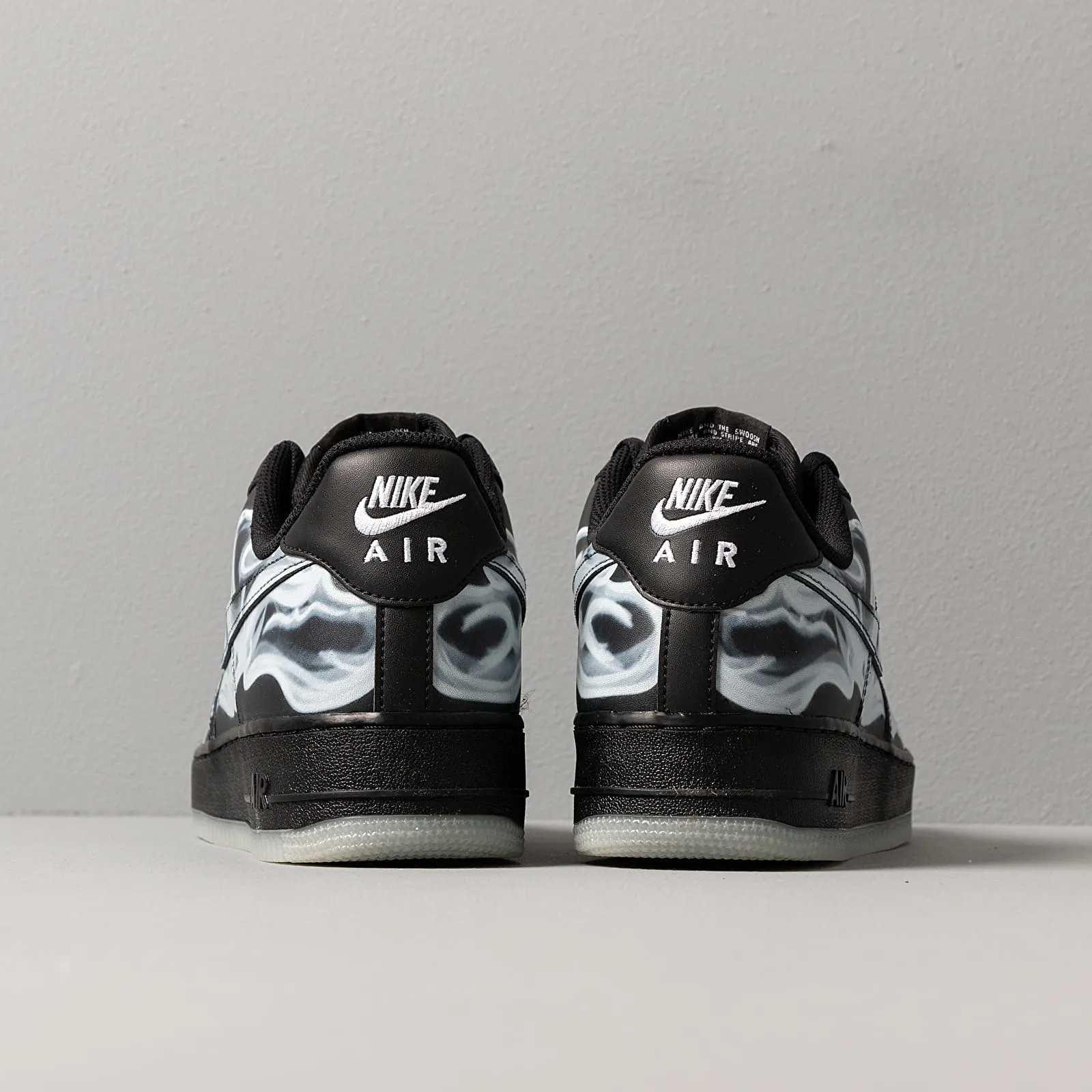 Nike Air Force 1 Low Black Skeleton Halloween Run Secure Classic Performance