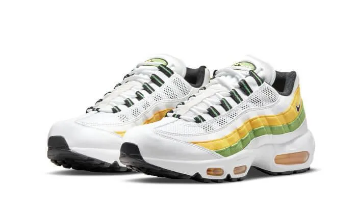 Active Lifestyle Air Max 95 Essential White Green Apple Tour Yellow