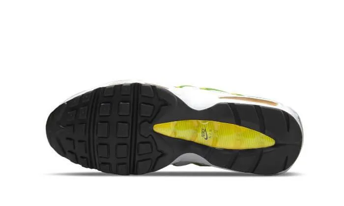 Air Max 95 Essential White Green Apple Tour Yellow Anti - skid narrow widths