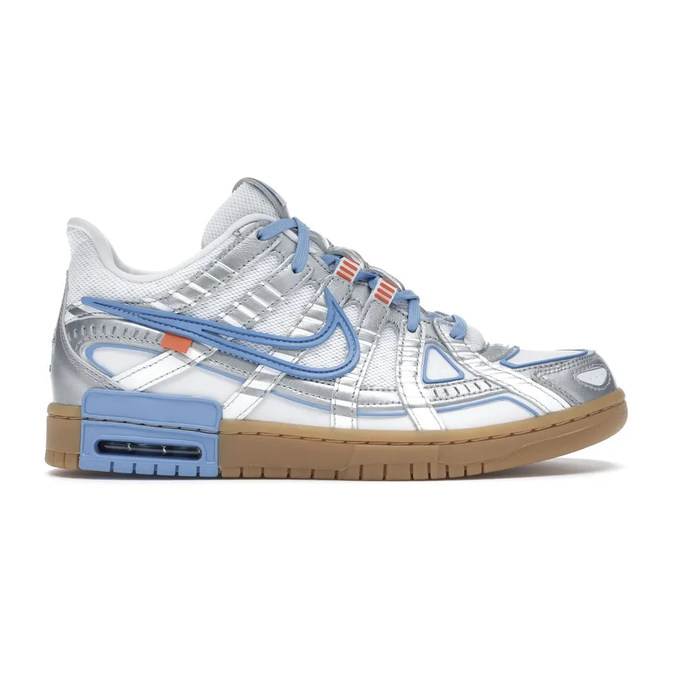 EasyClean reinforced - heel - area shoes Nike Air Rubber Dunk Off-White UNC