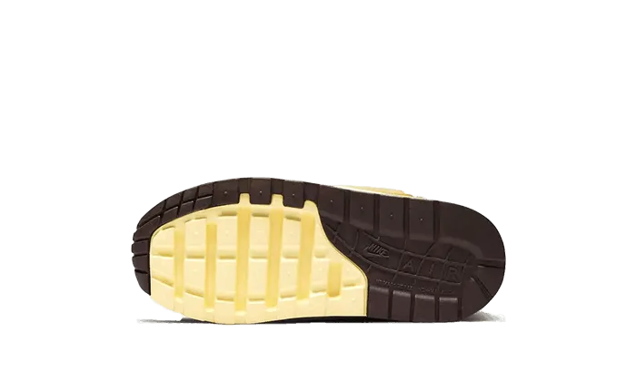 Machine washable running shoes for men in their 40s Air Max 1 Travis Scott Cactus Jack Baroque Brown Enfant (PS)