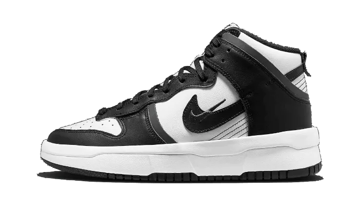 Dunk High Up Panda running on soft surface heel - cup insoles