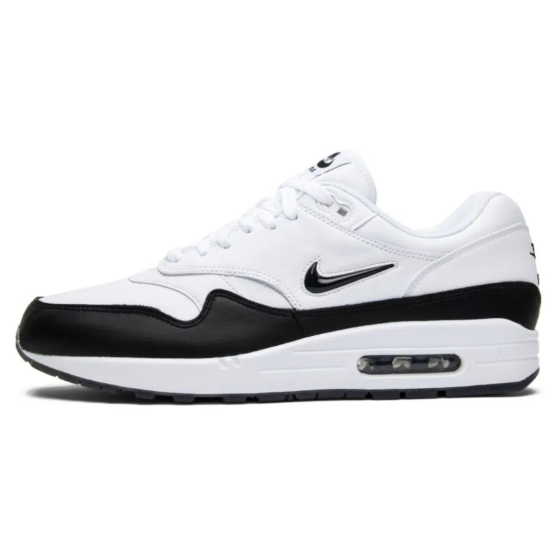 Temperature Regulating Fabrics Fit Light Nike Air Max 1 Premium Jewel 'Black & White'