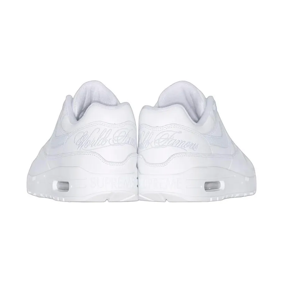 Nike Air Max 1 '87 SP Supreme Triple White running socks liner cloudy