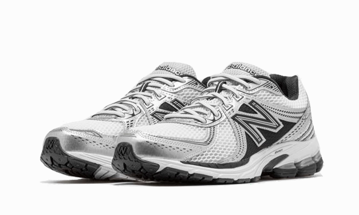 Step Ease New Balance 860 Black White Silver