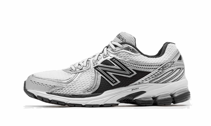 New Balance 860 Black White Silver Carbon Fiber Insert