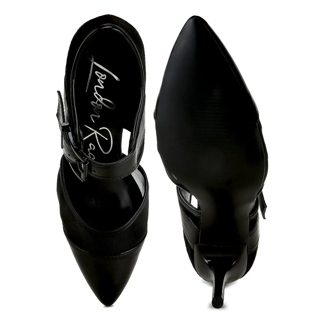 Buckle Detail Pump Sandals