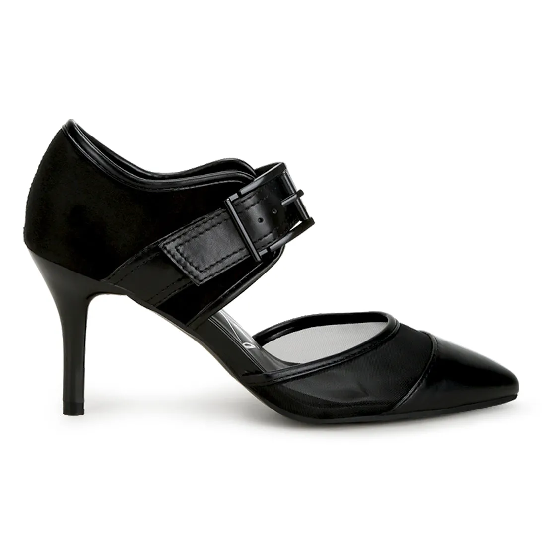 Buckle Detail Pump Sandals