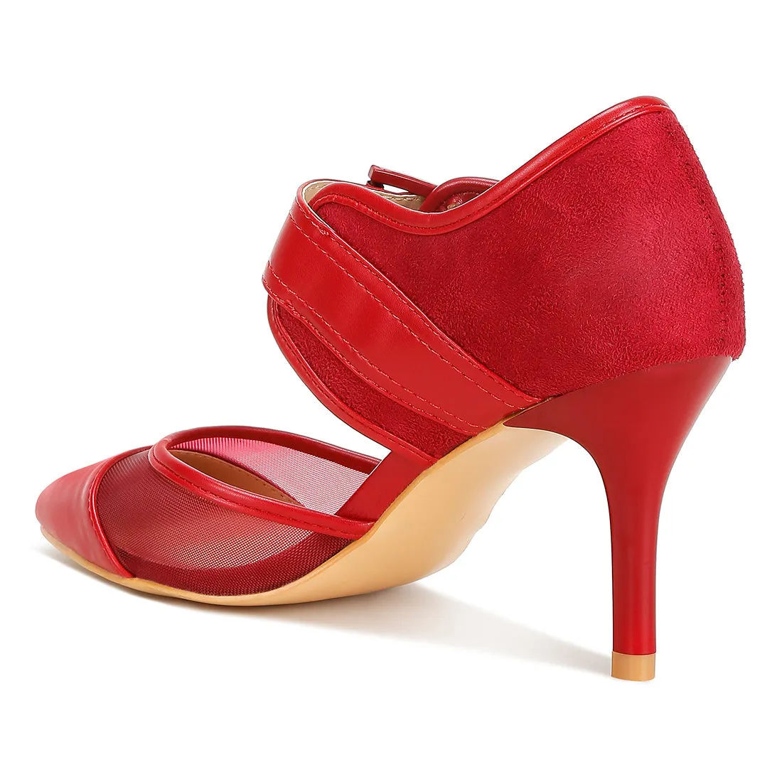 Buckle Detail Pump Sandals