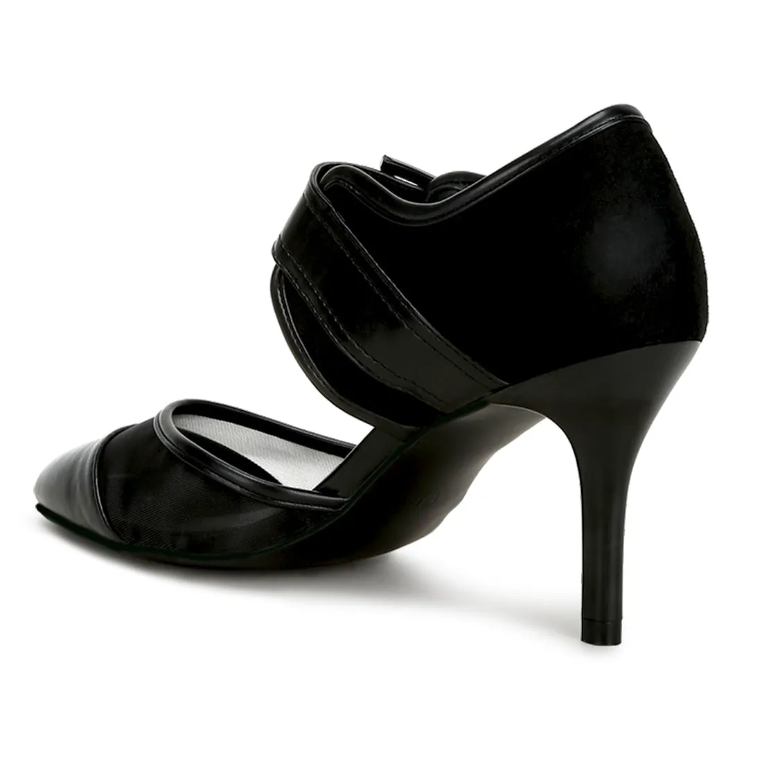 Buckle Detail Pump Sandals