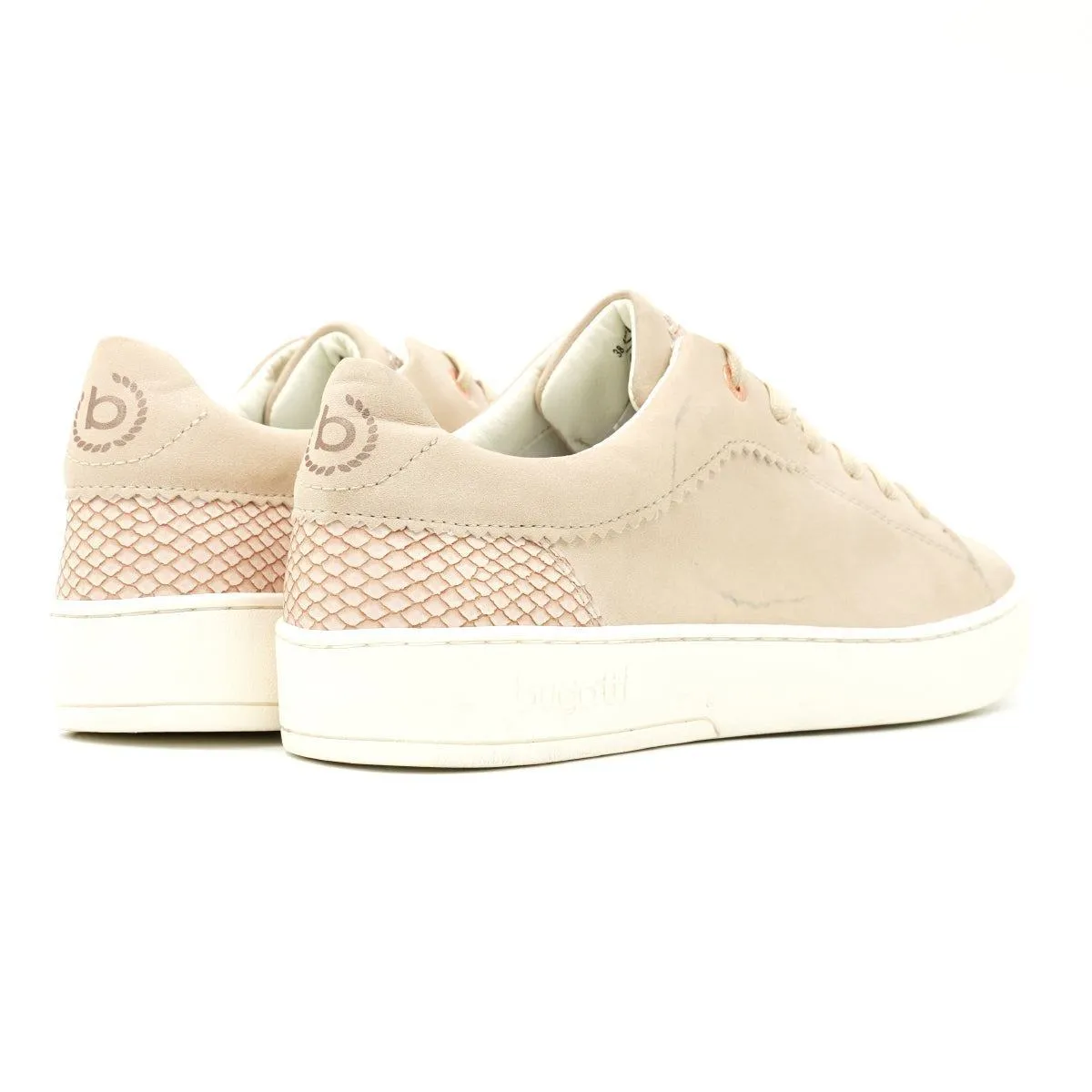 Bugatti Low-Top Sneakers Suede Pink Colour For Women
