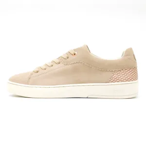 Bugatti Low-Top Sneakers Suede Pink Colour For Women