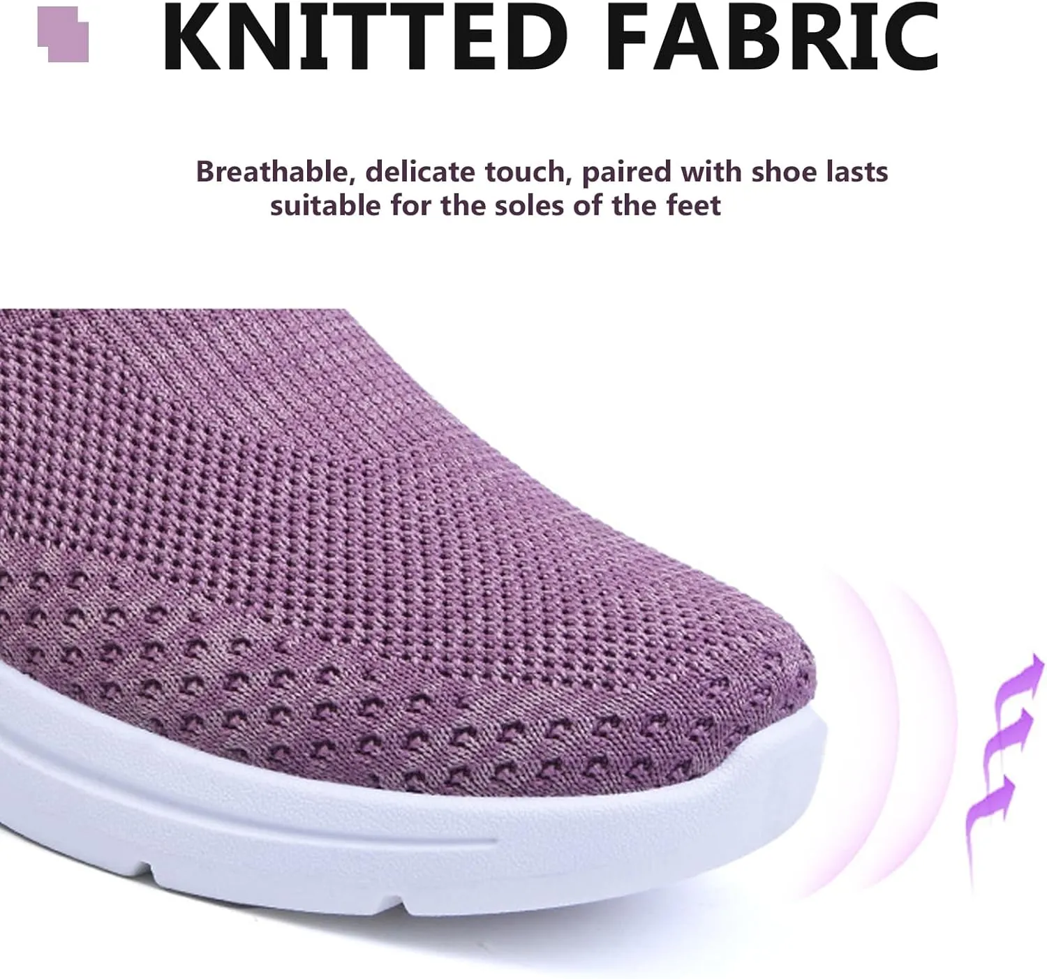Buhelyc Women Walking Shoes Slip on Sneakers reathable Mesh Sneakers Lightweight Comfortable Casual Sports Shoes