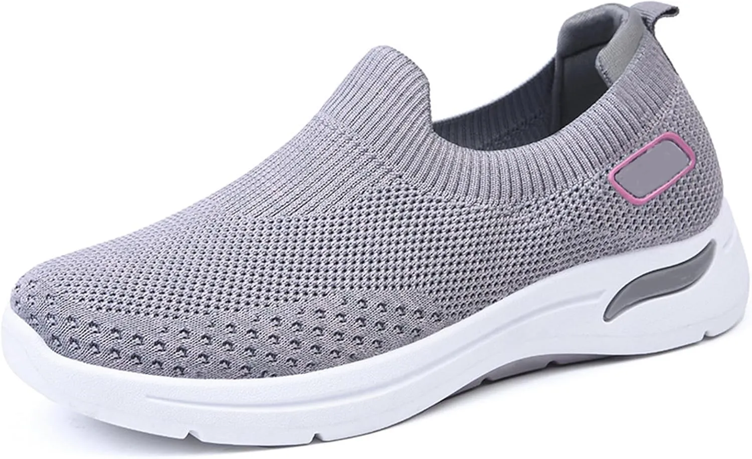 Buhelyc Women Walking Shoes Slip on Sneakers reathable Mesh Sneakers Lightweight Comfortable Casual Sports Shoes