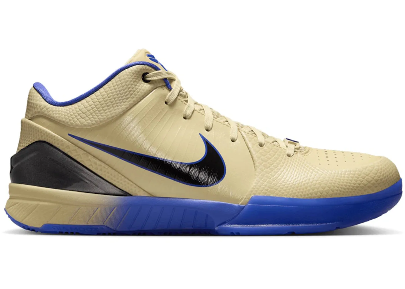Nike Kobe 4 Protro FC Barcelona Team Gold Stretchy Material