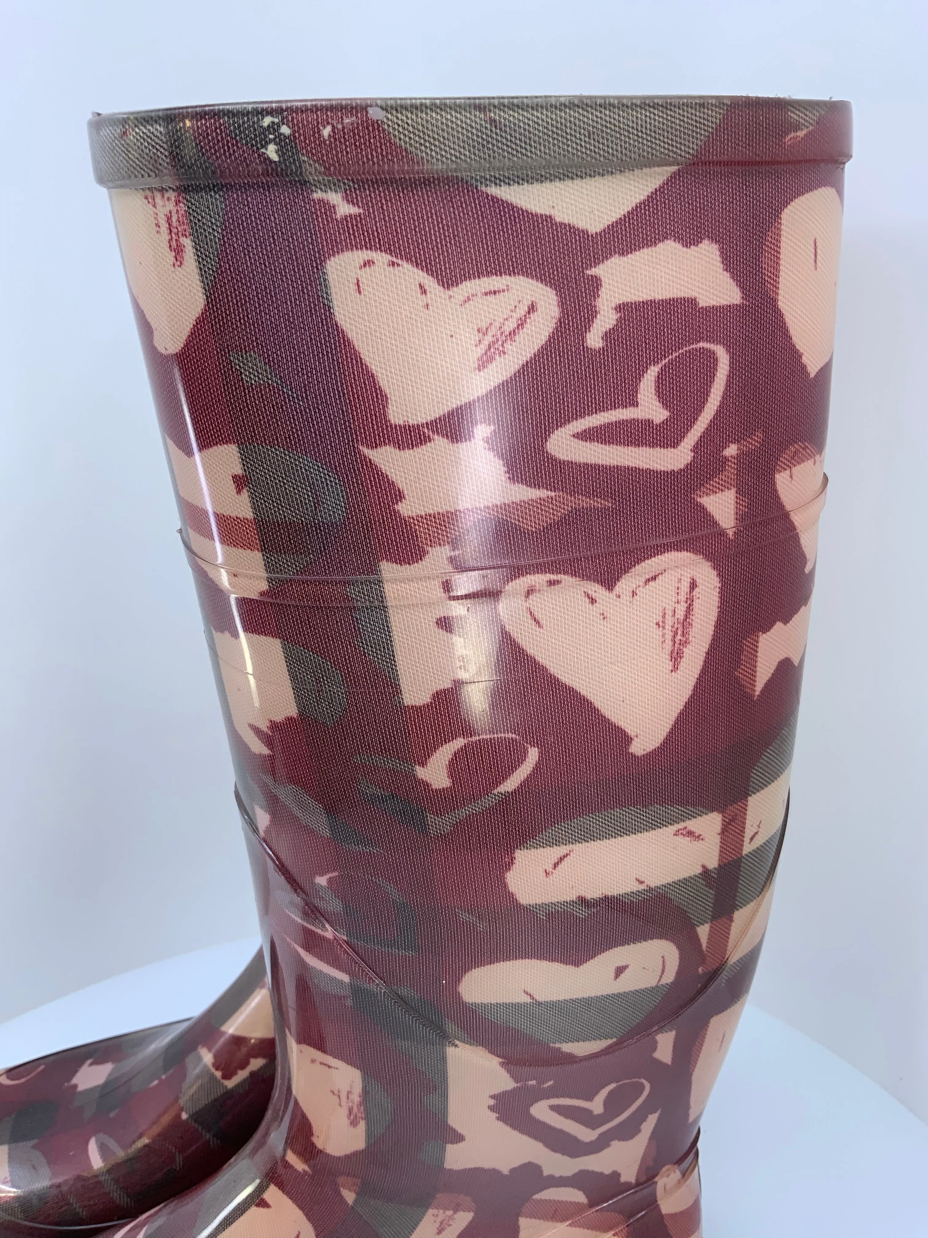 BURBERRY TALL RAIN BOOTS