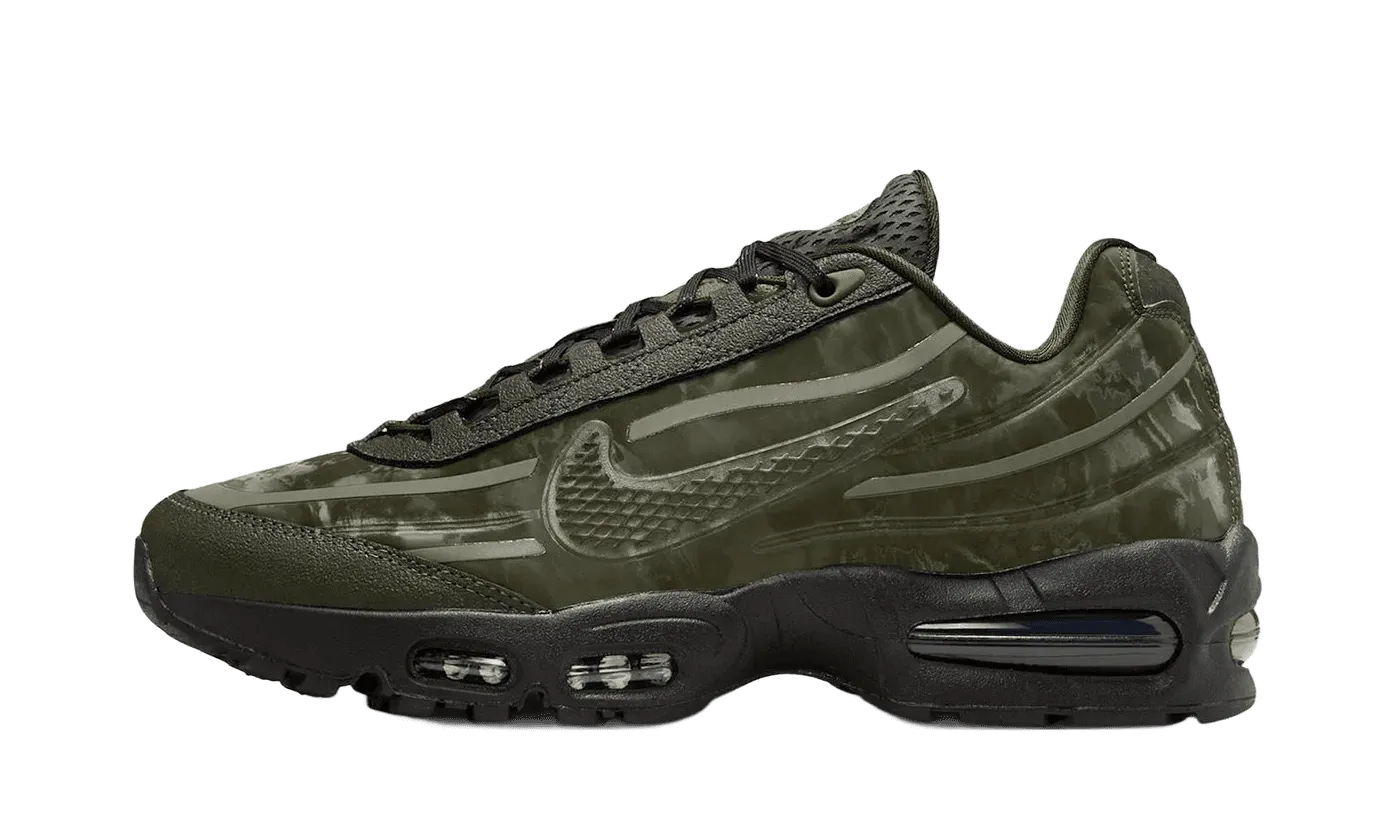 Shock Absorbing Foam Vegan Friendly Build Nike Air Max 95 SP WORKSOUT Olive Black