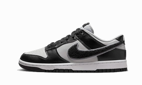 Nike Dunk Low Chenille Swoosh Grey Black Molded EVA Foam Classic Appeal