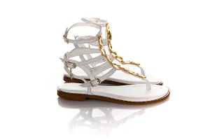 Caryatis - 621007 White Gladiator Sandal
