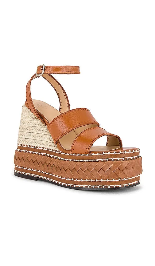 Castaner Faure Wedge in Brown