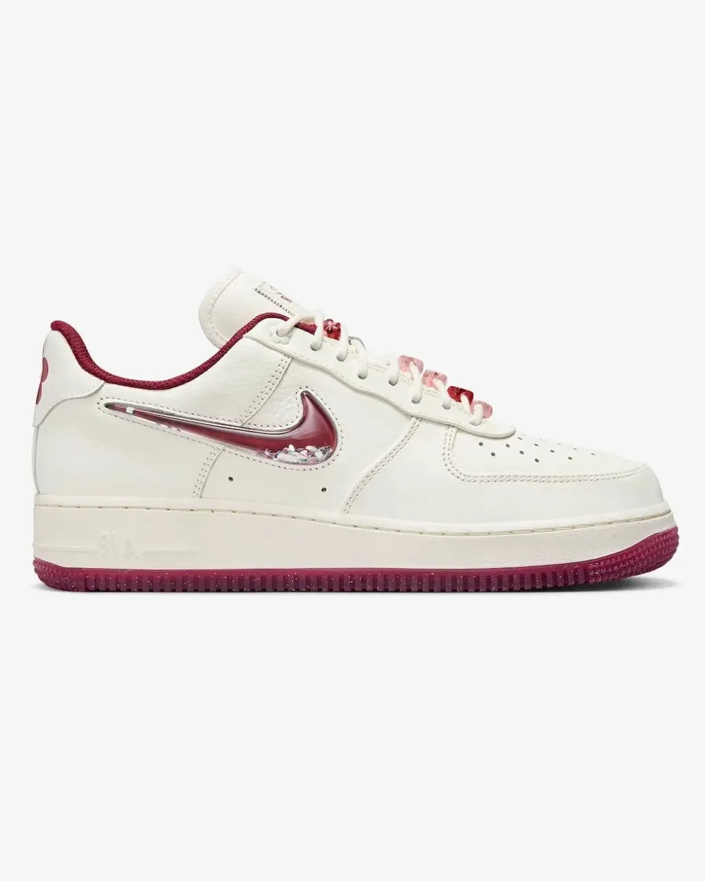 Hardwearing Nike Air Force 1 Low Valentines Day White Red Pink