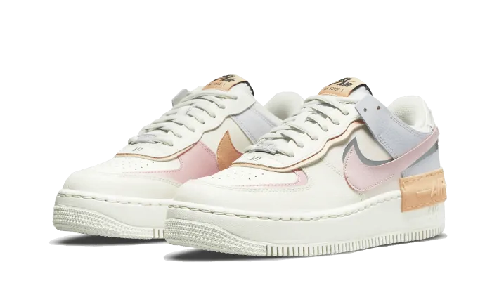 Layered Look Low Profile Drop Nike Air Force 1 Shadow Pink Glaze