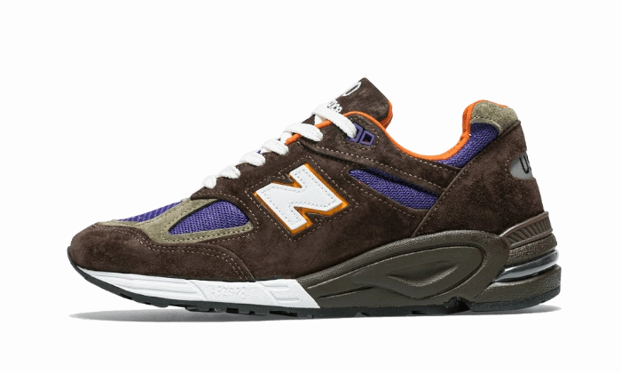 New Balance 990 V2 Made In Usa Brown Purple Bounce Back