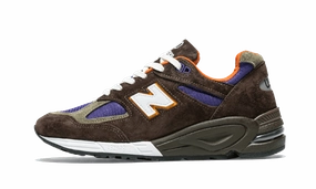 Thermal Regulating Liners Ultra Responsive Midsole 990 V2 Made In Usa Brown Purple