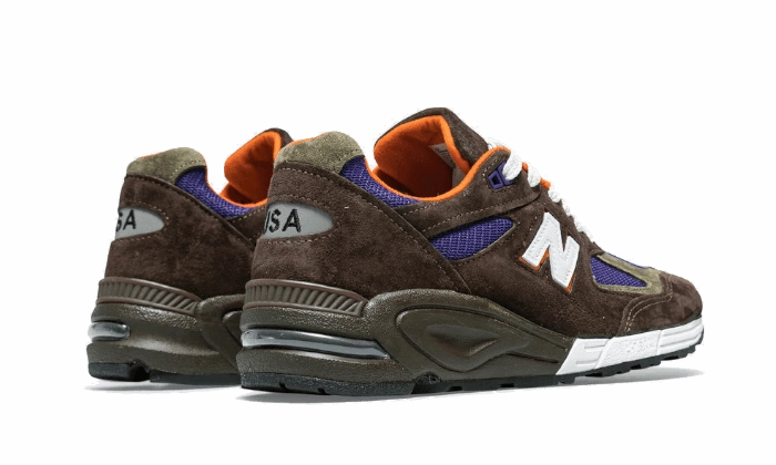 990 V2 Made In Usa Brown Purple TPR Outsole
