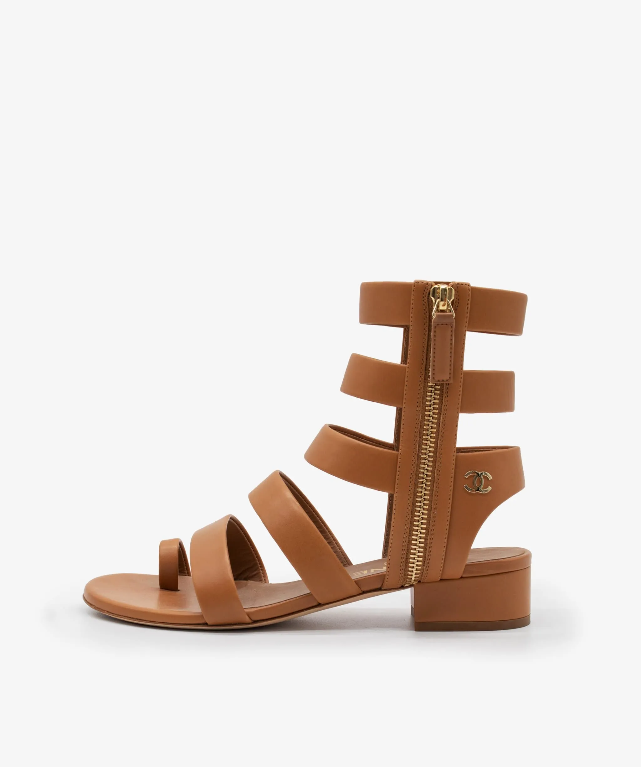 Chanel Brown Gladiators RJL1154