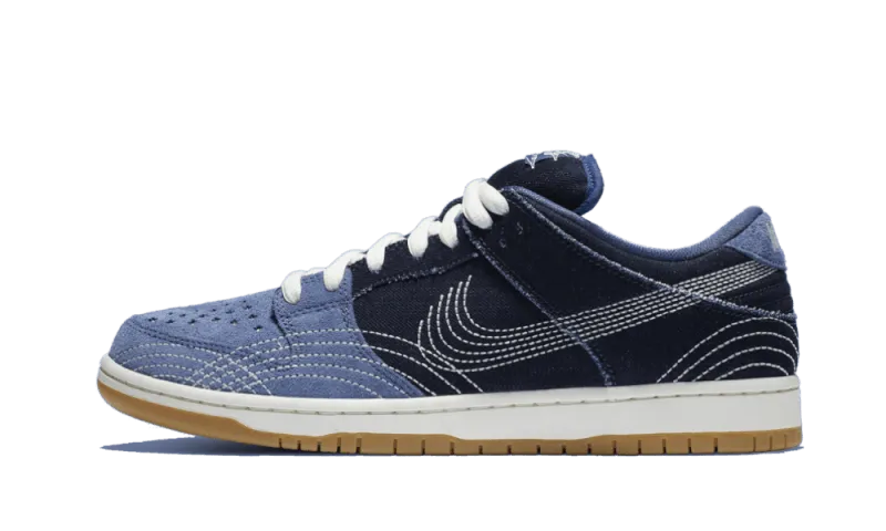 Nike SB Dunk Low Sashiko Thermal Regulating Textile Hook And Loop