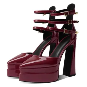Chic Waterproof High Heel Sandals for Women with Elegant Pointed Design