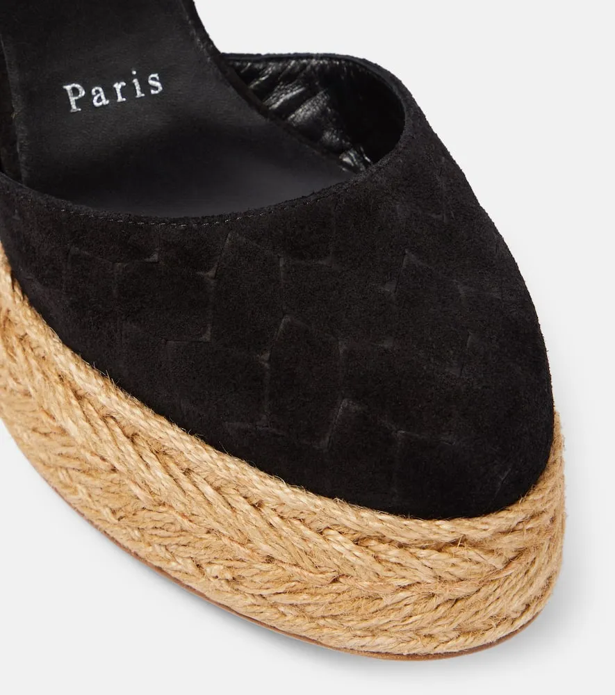 Christian Louboutin Brigissima 70 espadrille sandals