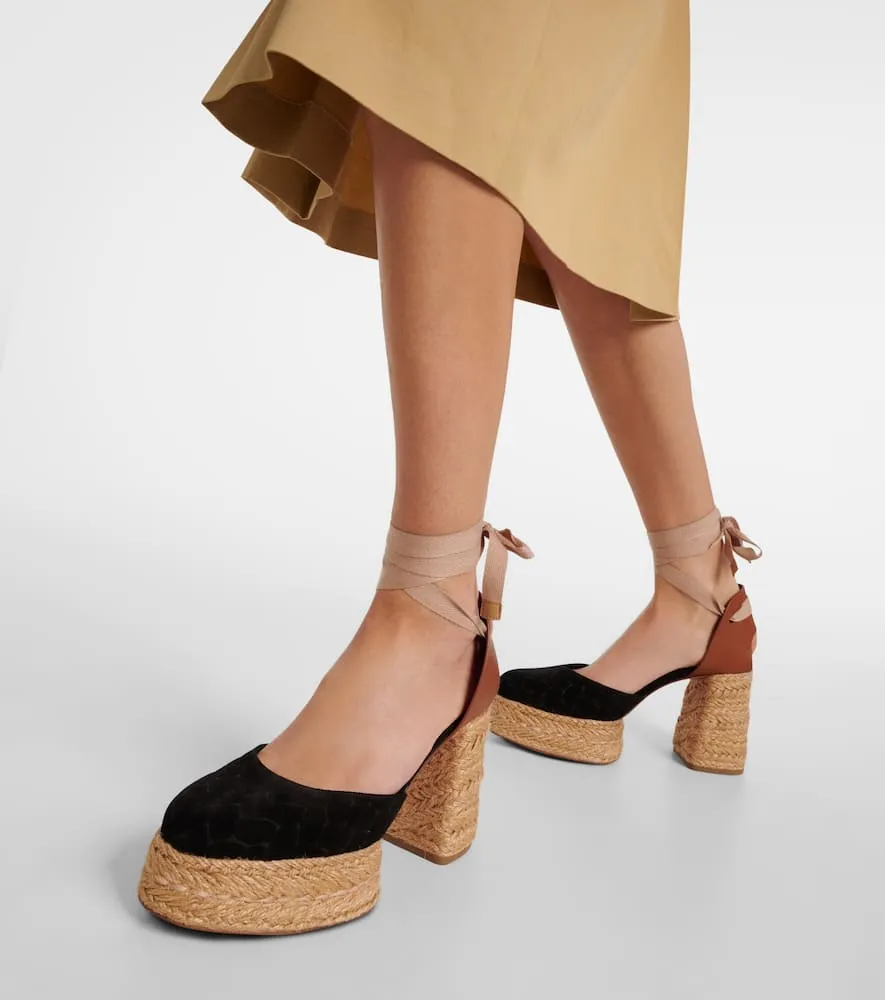 Christian Louboutin Brigissima 70 espadrille sandals