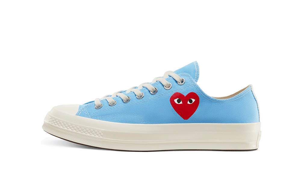 Pure Movement Wear   Resistant Chuck Taylor All-Star 70s Ox Comme des Garons PLAY Bright Blue