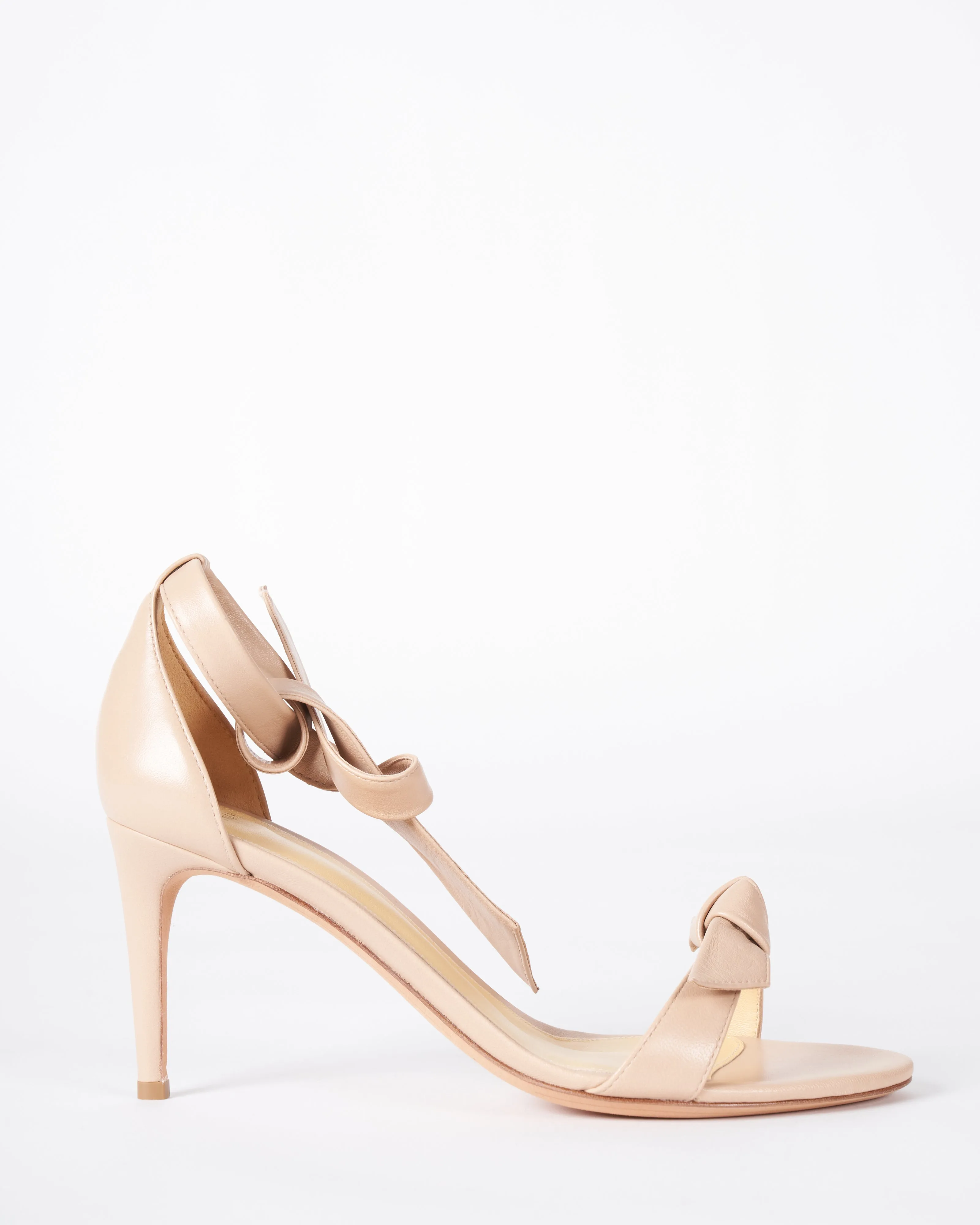 clarita 75 leather heel - 0038 nude - leather