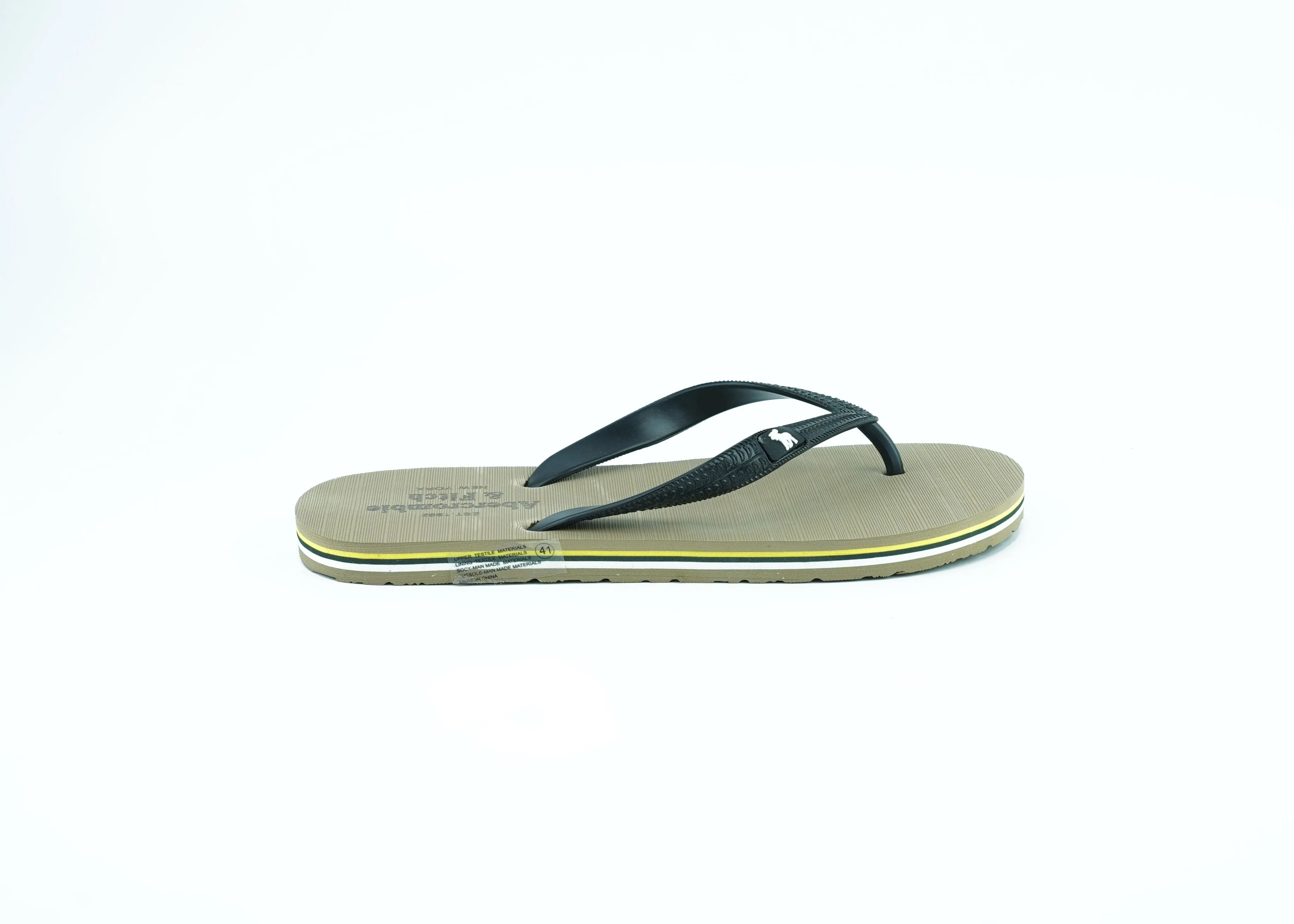 Classic khaki slippers for men