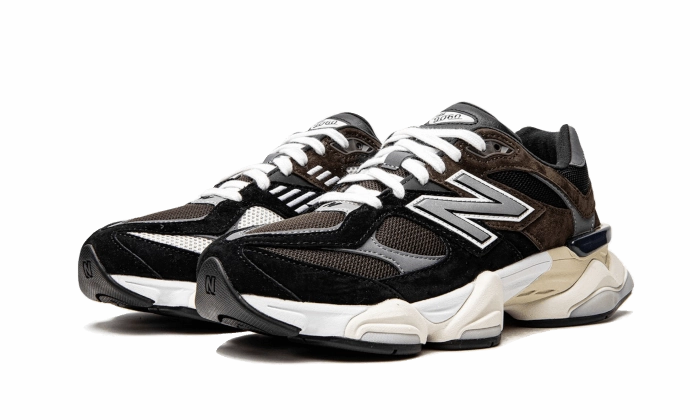 New Balance 9060 Dark Brown Seam Free Interior Night Run
