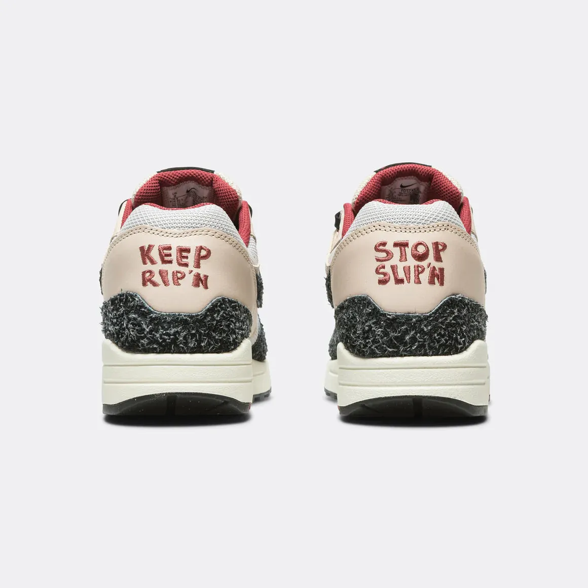 Nike Air Max 1 PRM - Pearl White/Black-Vast Grey-Cedar training shoes