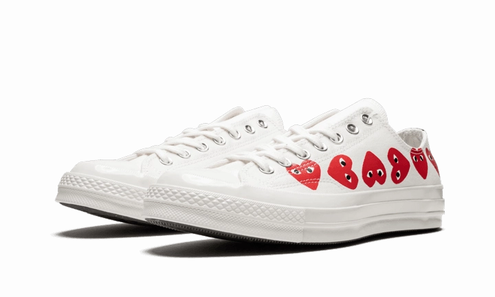 Gym Street Chuck Taylor All-Star 70s Ox Comme des Garons PLAY Multi-Heart White