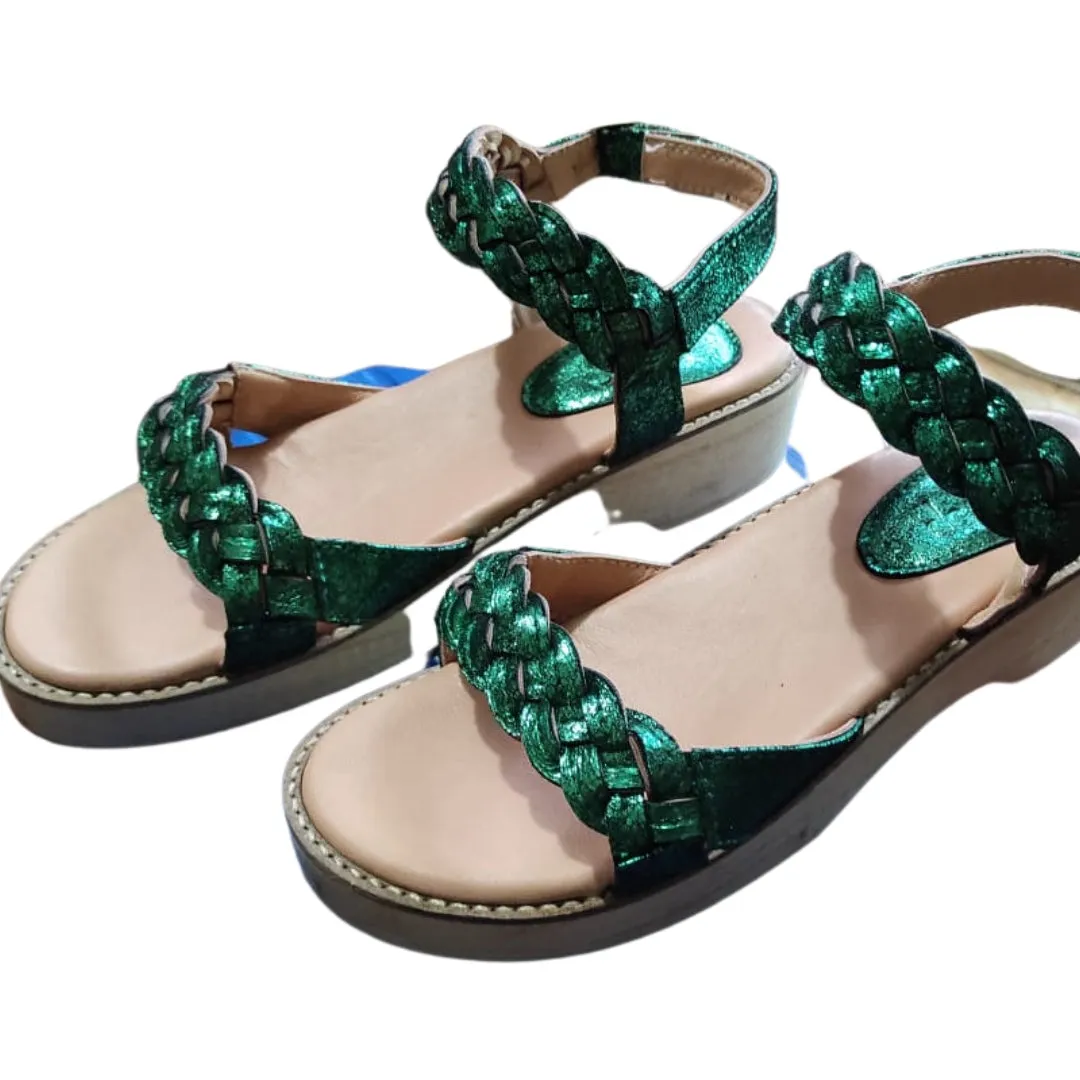 Cloggi Green Sparkle