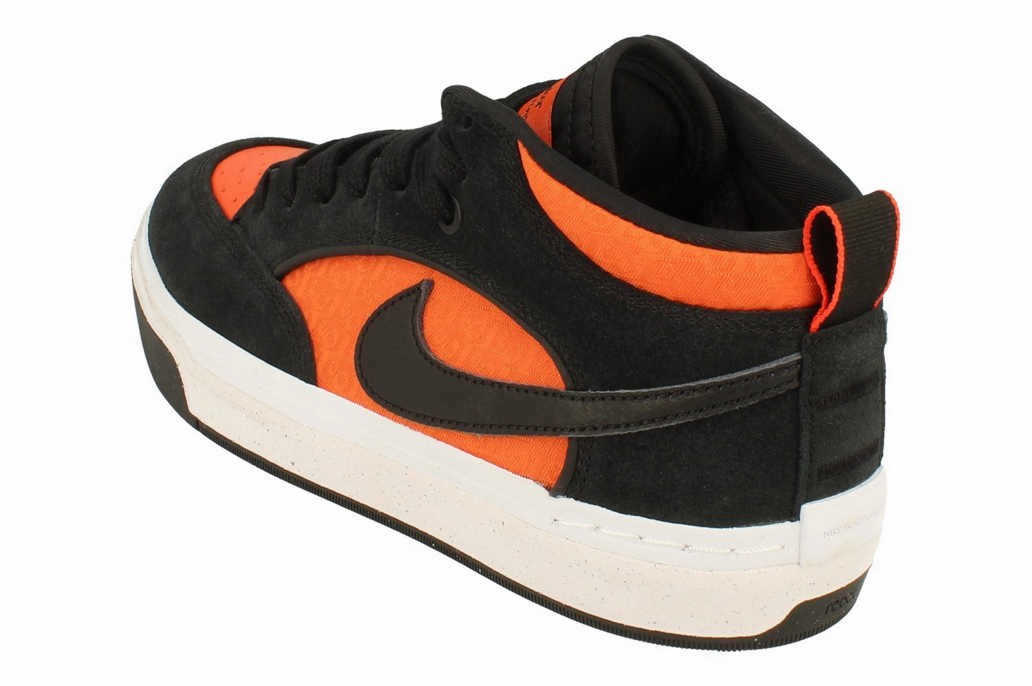 Nike Sb React Leo Mens Trainers DX4361 002 Heel Pad Sculpted durability