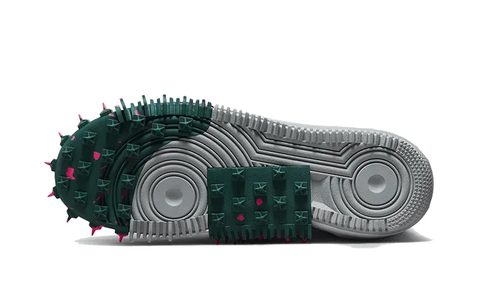 Stretch fit Hyper Durable Outsole Nike Air Force 1 Mid Off-White Clear White