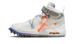 Nike Air Force 1 Mid Off-White Clear White Multi-functional durability