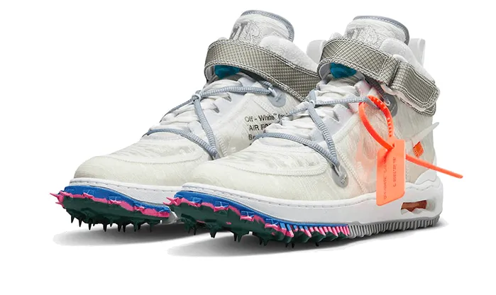 Comfortable Straps Nike Air Force 1 Mid Off-White Clear White